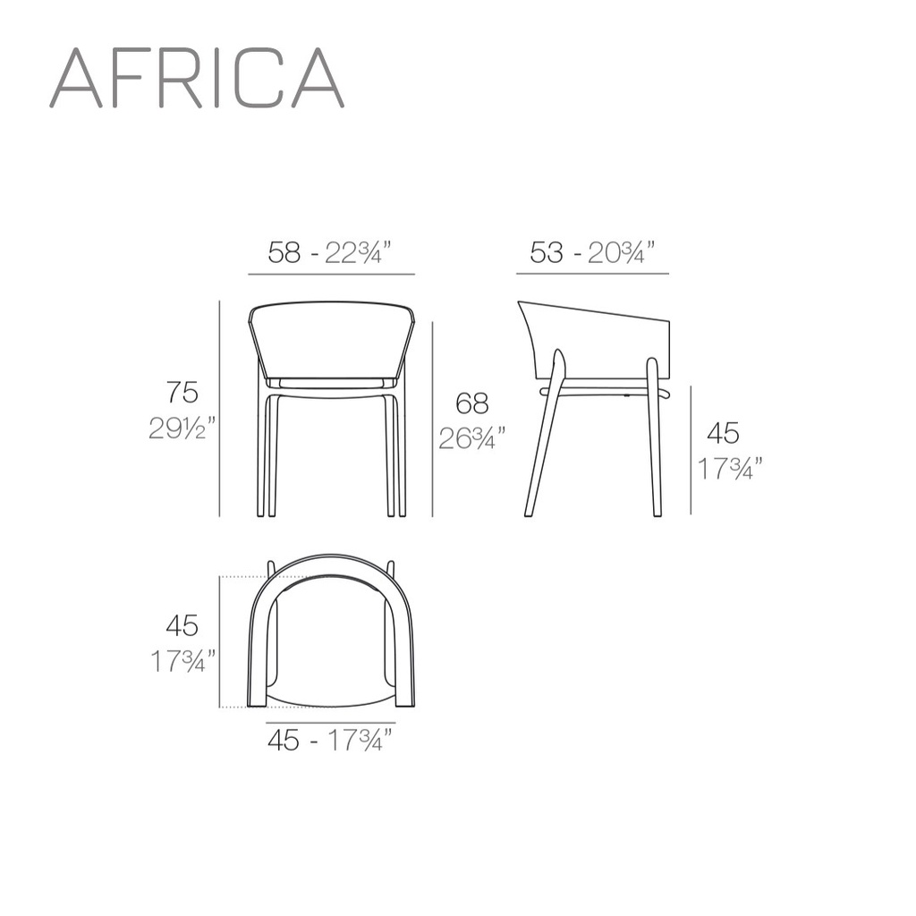 Chaise Africa
