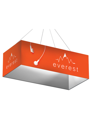 Enseigne suspendue MS Rectangle 3500x1000 m/m