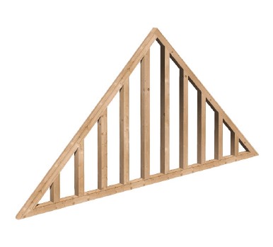 Cloison claustra Eco Bois triangulaire
