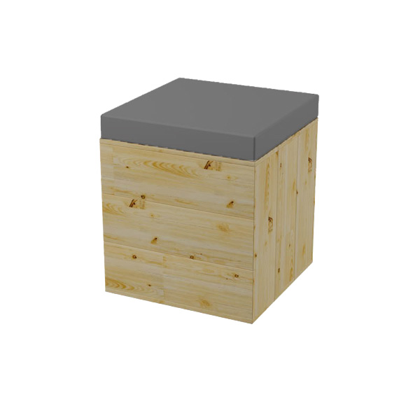 Pouf Eco Bois